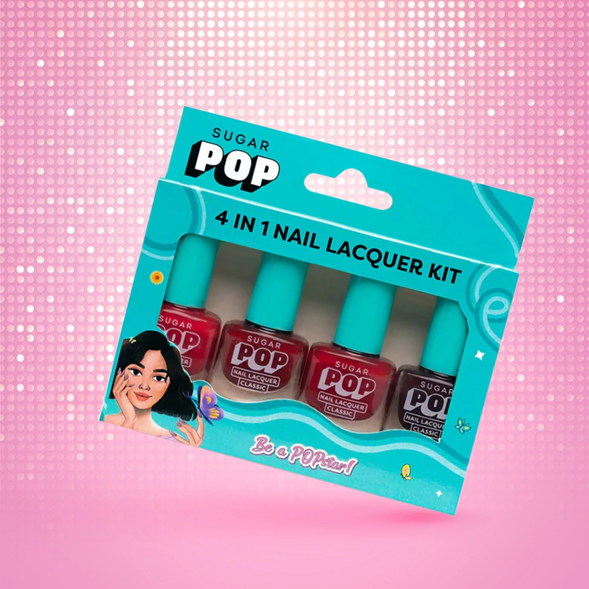 4 in 1 Nail Lacquer Kit 01 Nude Nectar