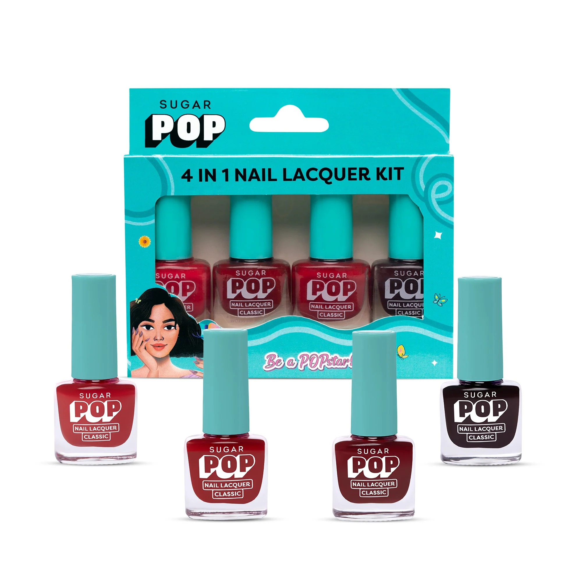 4 in 1 Nail Lacquer Kit 01 Nude Nectar - Image 4