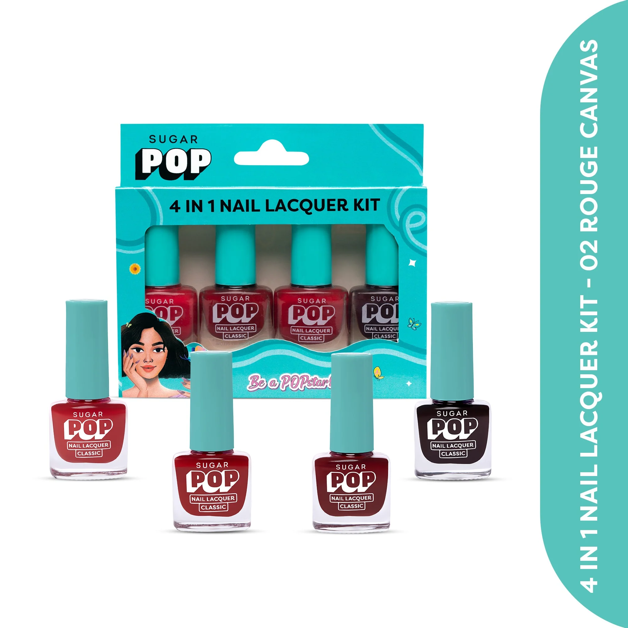 4 in 1 Nail Lacquer Kit 01 Nude Nectar - Image 5