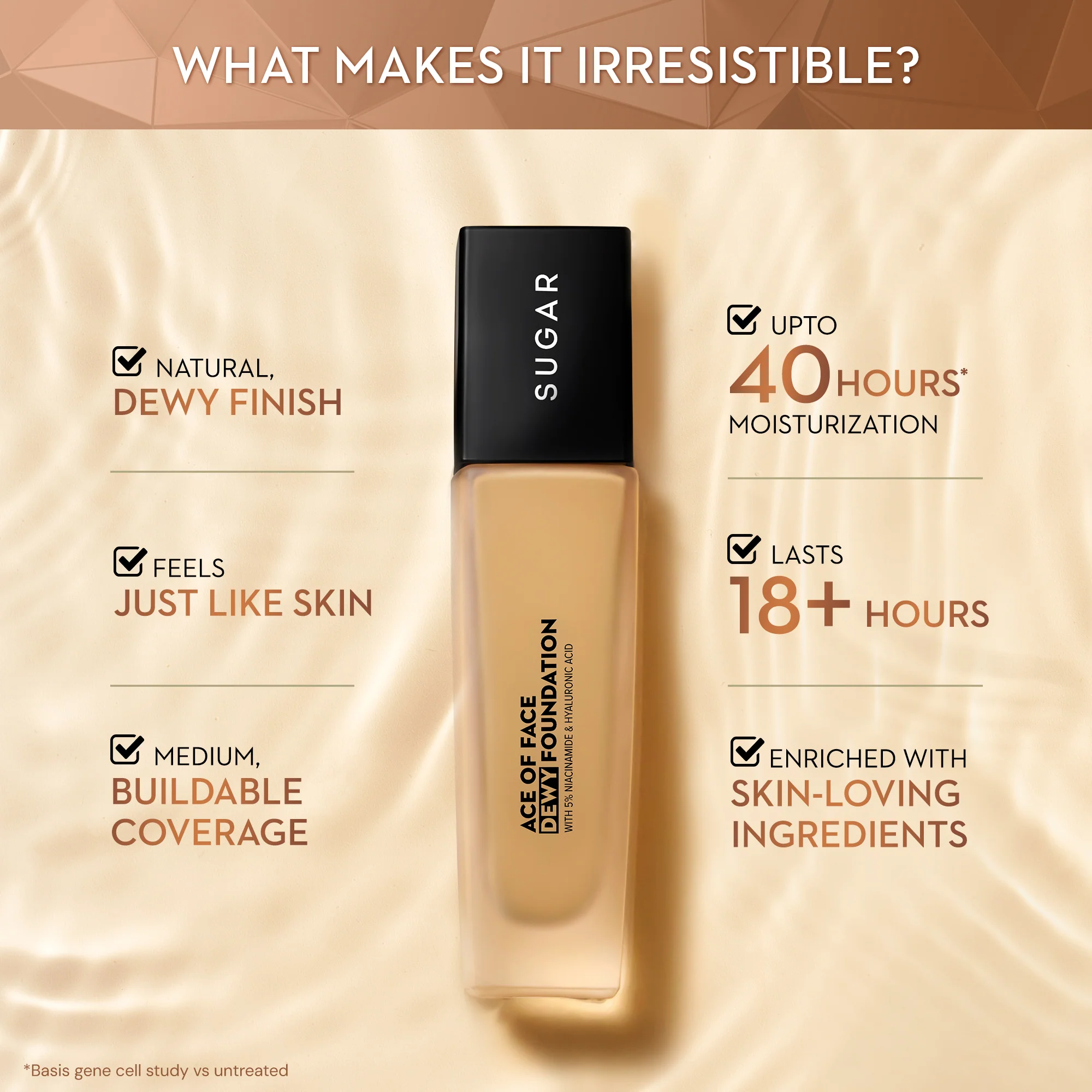 Ace of Face Dewy Foundation - Image 3