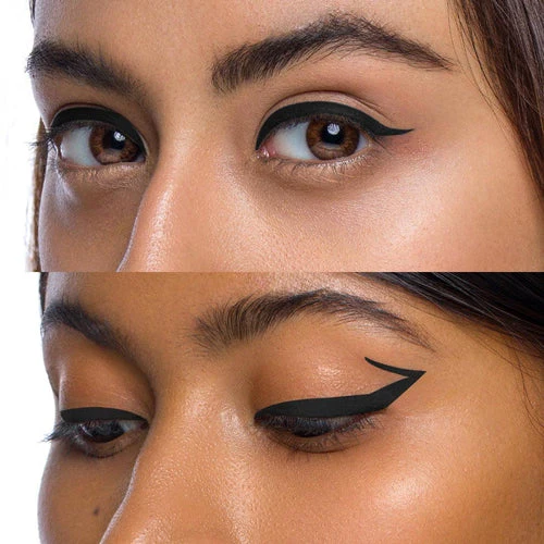 Eye Warned You So! Double Matte Eyeliner - 01 Black Swan (Black) - Image 4