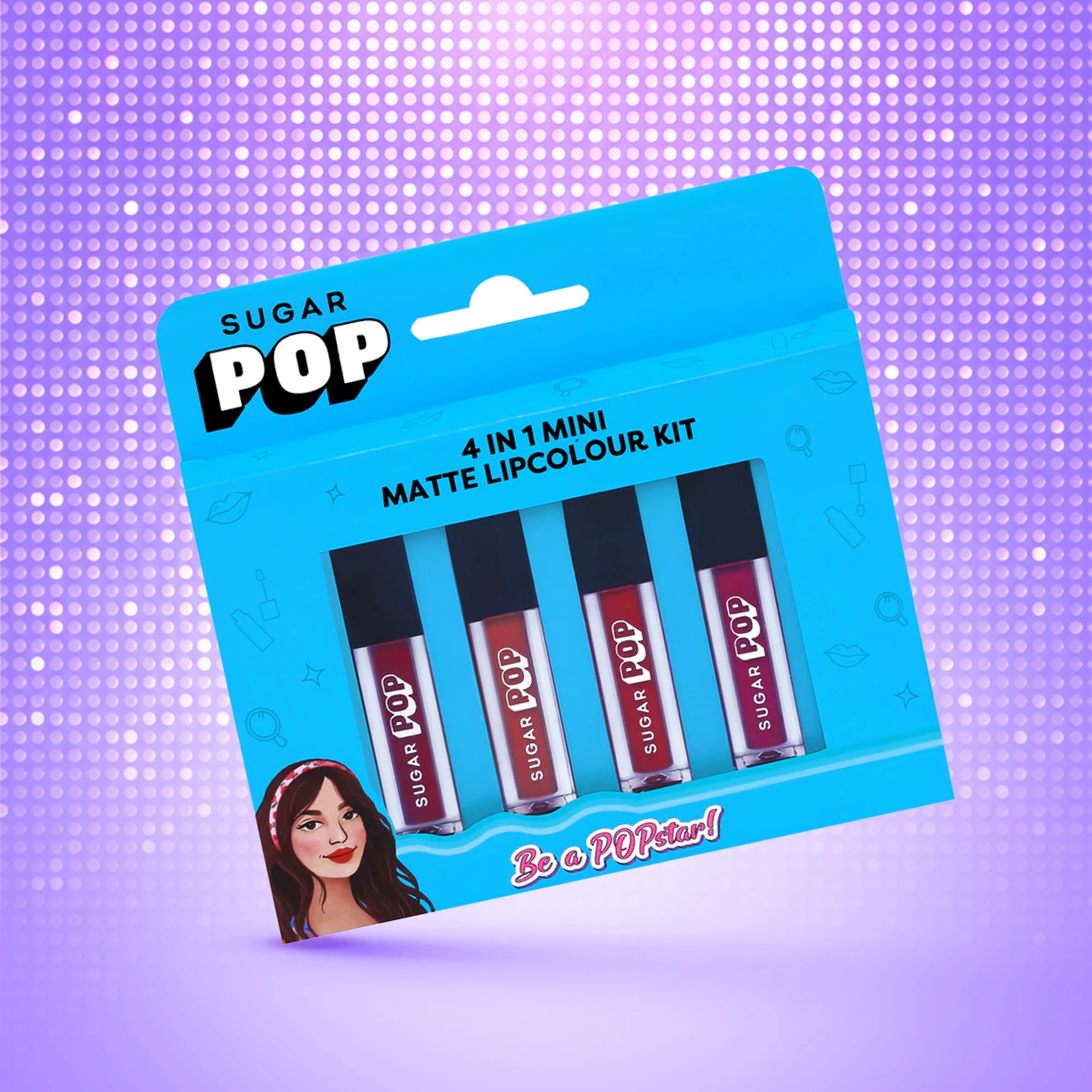 SUGAR POP 4 in 1 Mini Matte Lipcolor Kit - 01 Cult Classics