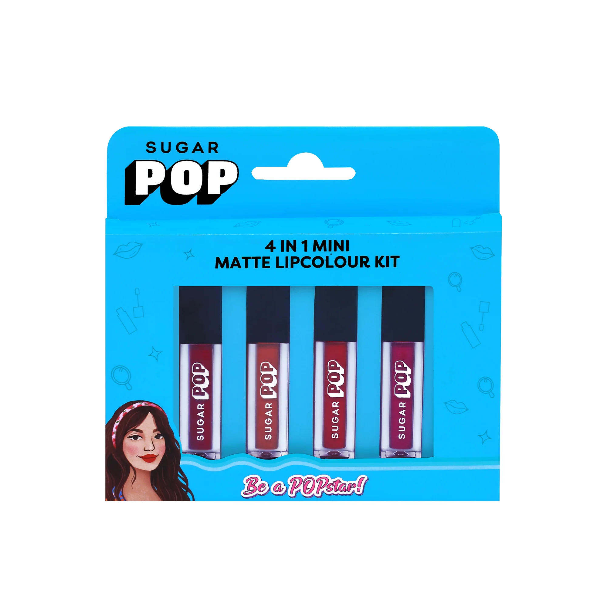 SUGAR POP 4 in 1 Mini Matte Lipcolor Kit - 01 Cult Classics - Image 4
