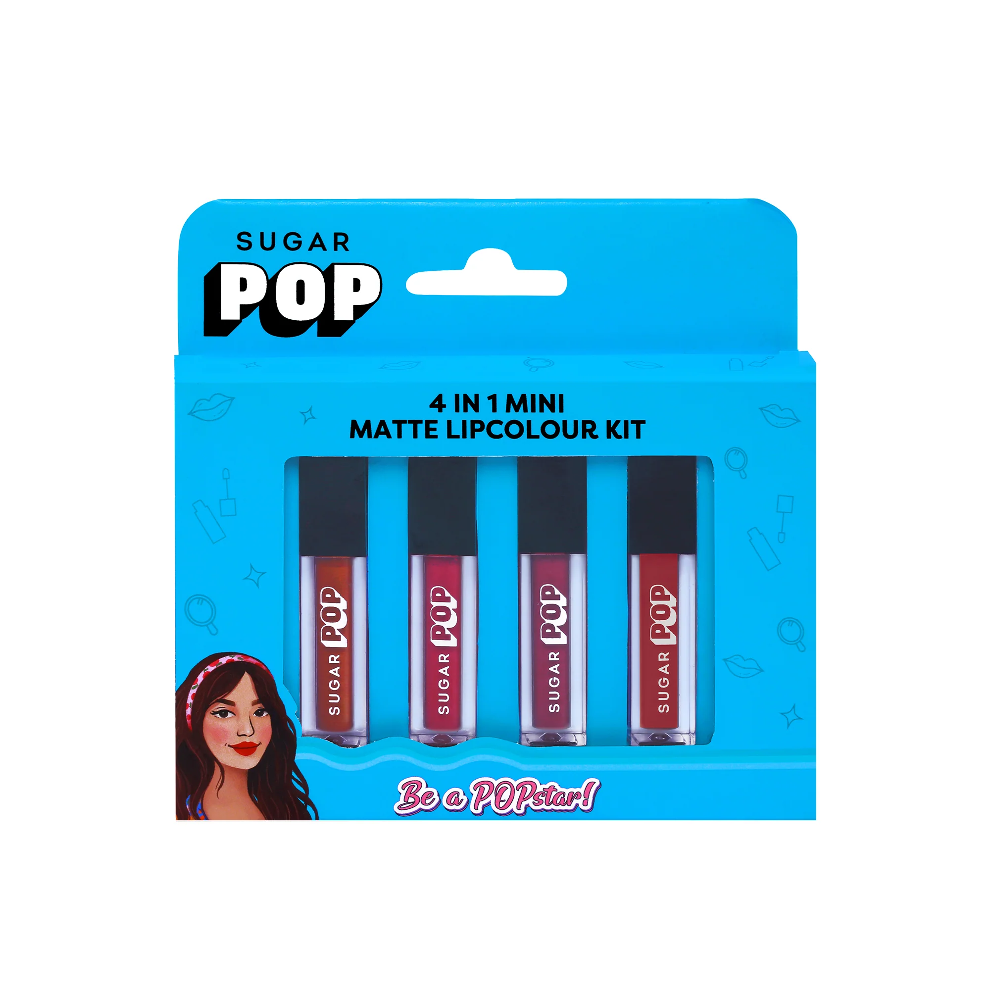 SUGAR POP 4 in 1 Mini Matte Lipcolor Kit - 02 Bare Essentials - Image 3