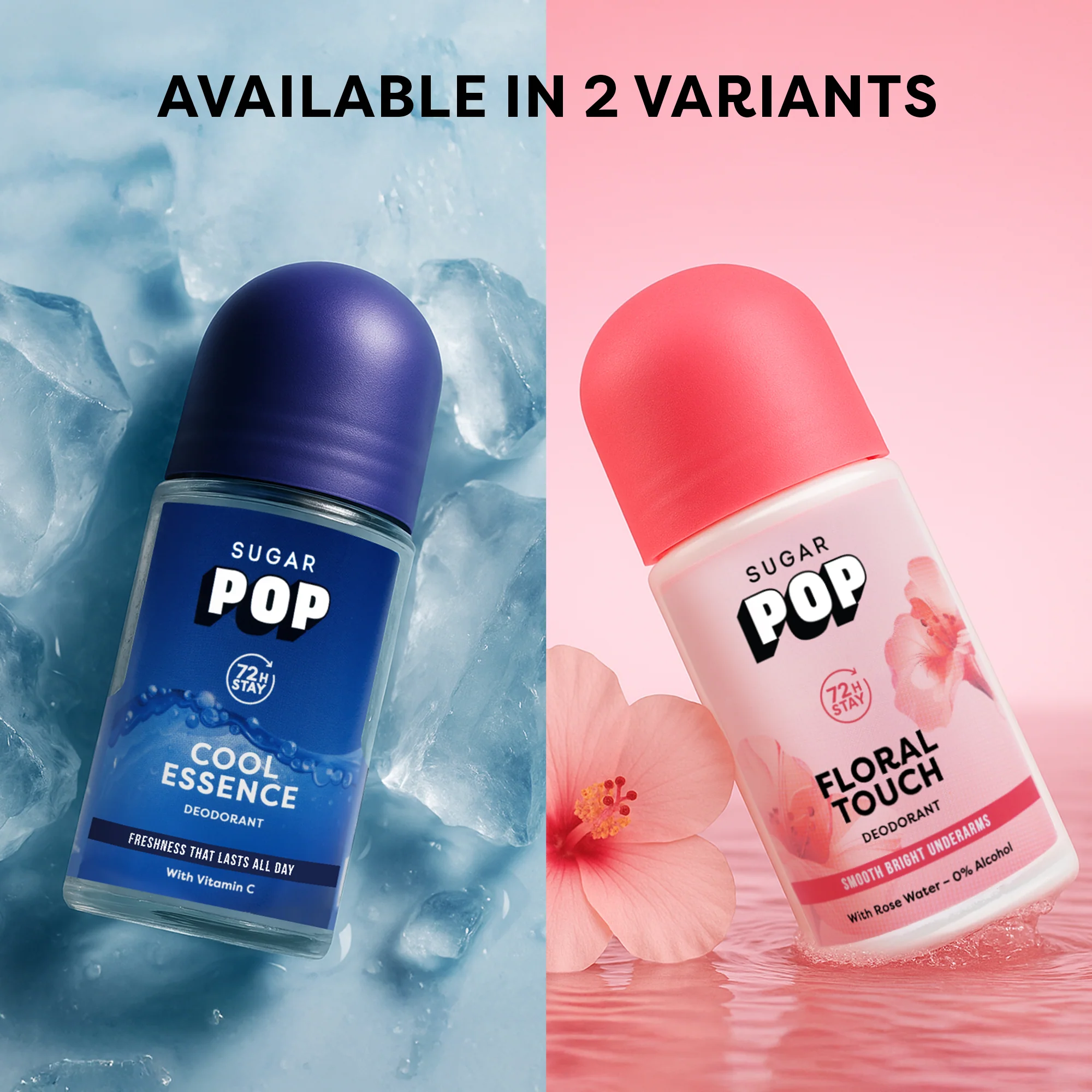 SUGAR POP Floral Touch Roll on Deodorant 50ml - Image 5