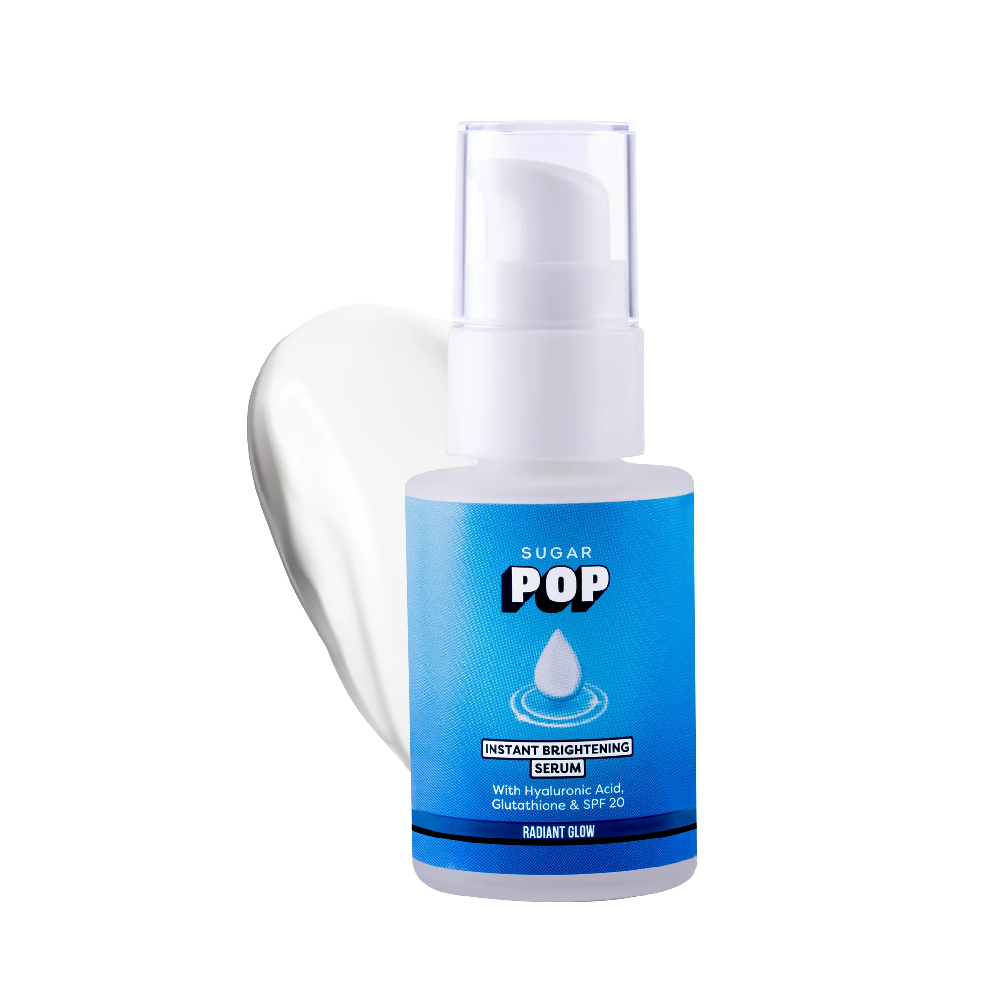 SUGAR POP Instant Brightening Serum with Hyaluronic Acid, Glutathione & SPF 20 - Image 2