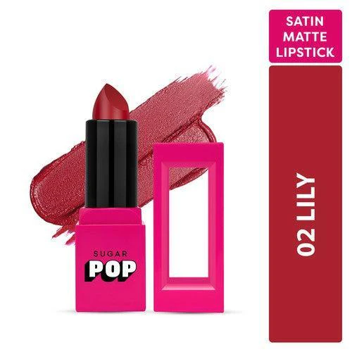 SUGAR POP Satin Matte Lipstick - 02 Lily