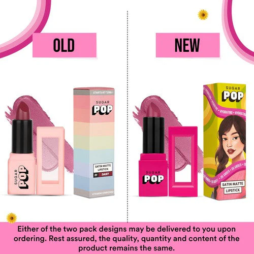 SUGAR POP Satin Matte Lipstick 07 Blossom - Image 9