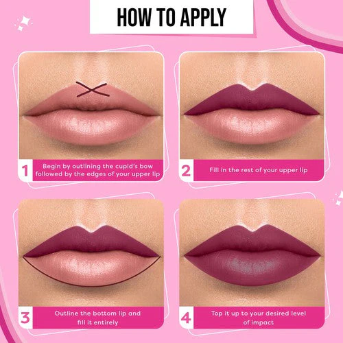 SUGAR POP Satin Matte Lipstick (10 Rose) - Image 6