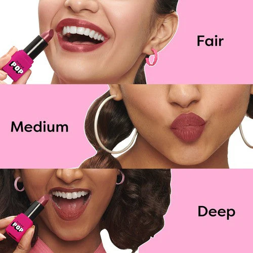 SUGAR POP Satin Matte Lipstick (10 Rose) - Image 7
