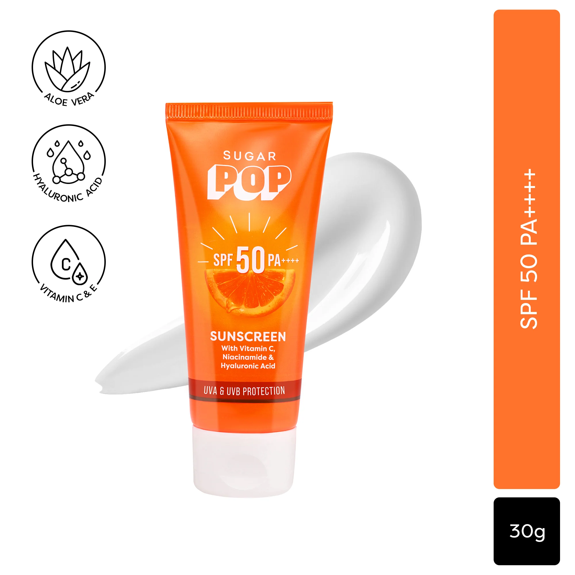 SUGAR POP SPF 50 Sunscreen With Vitamin C, Niacinamide & Hyaluronic Acid - Image 10
