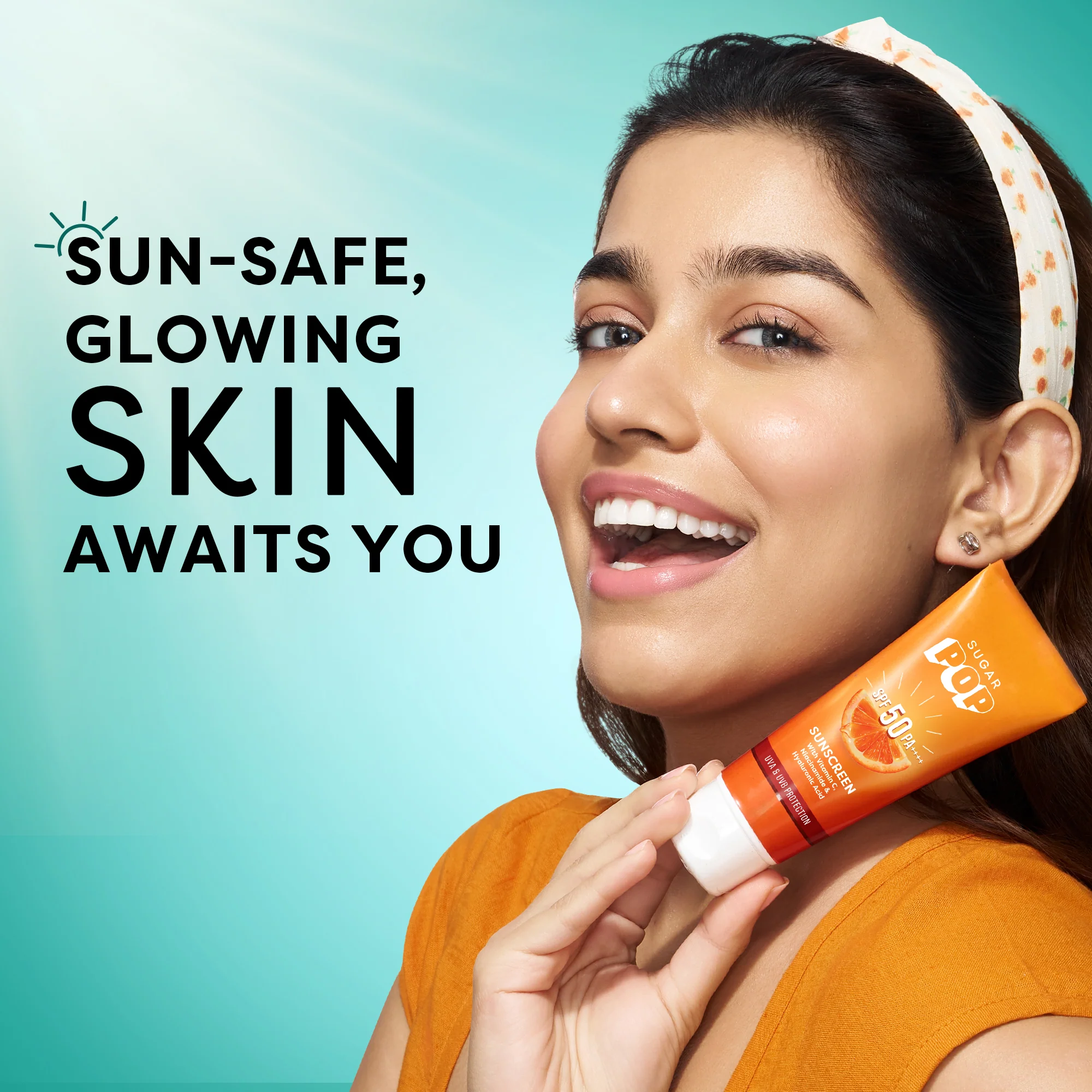 SUGAR POP SPF 50 Sunscreen With Vitamin C, Niacinamide & Hyaluronic Acid - Image 8