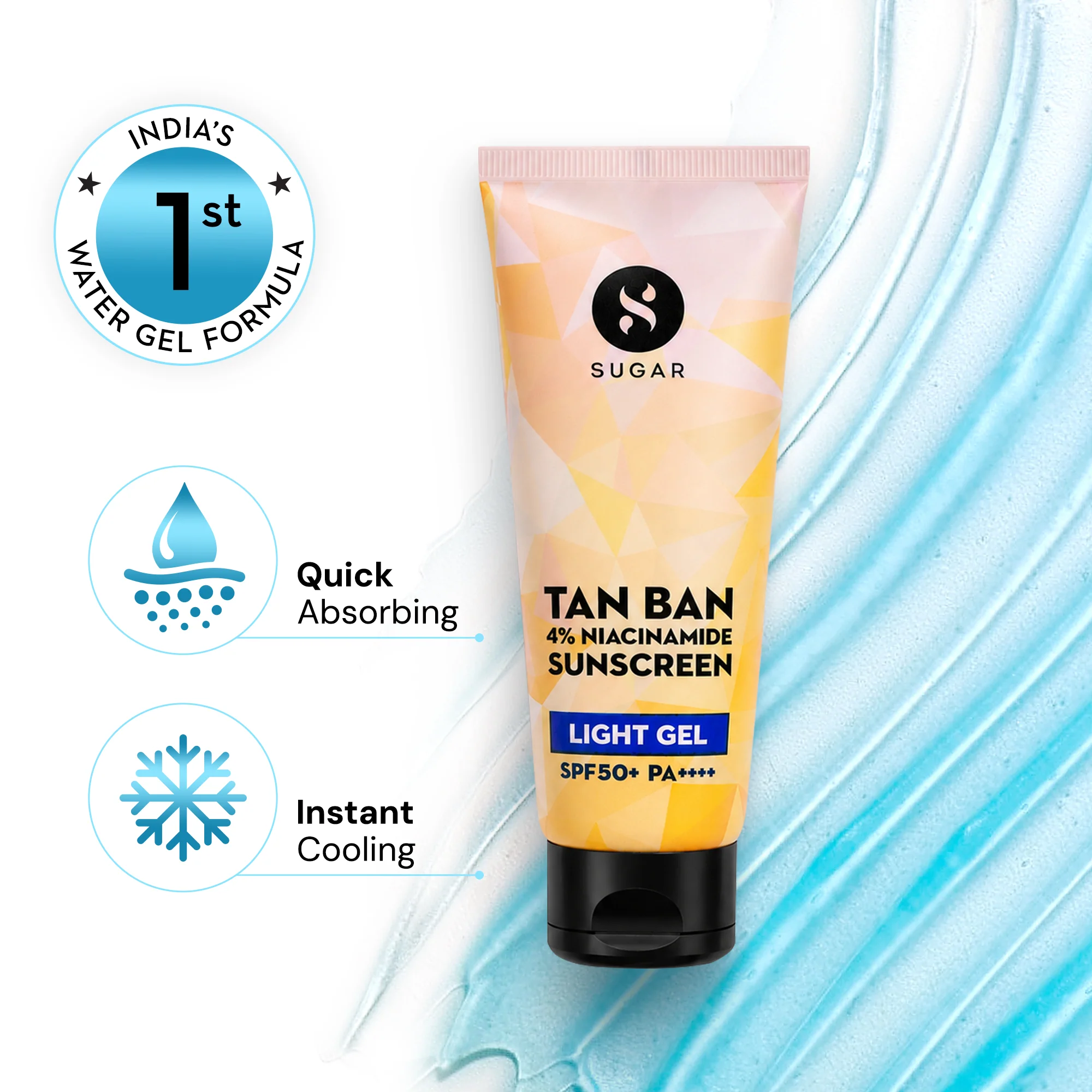 Tan Ban 4% Niacinamide Sunscreen Light Gel 10 ML (Mini)