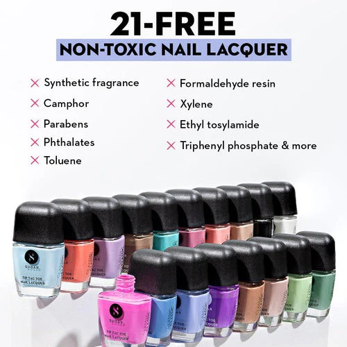 Tip Tac Toe Nail Lacquer Classic - 16 Peacher Perfect (TOI) - Image 5