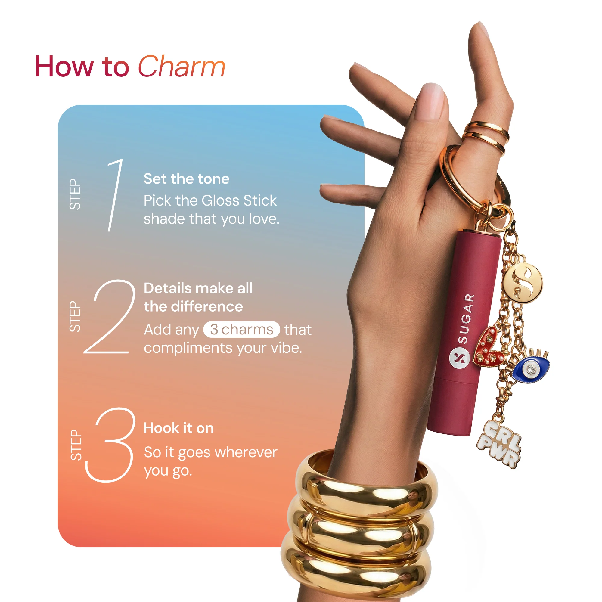 Limited Edition: Totally Charmed Glide Peptide Plumping Gloss Stick - Image 3